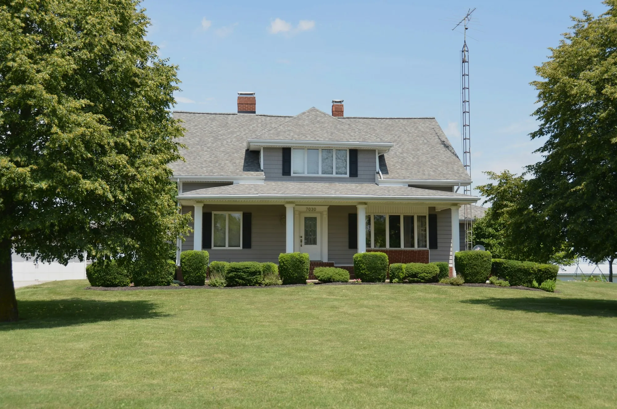 Front exterior of a residential house
