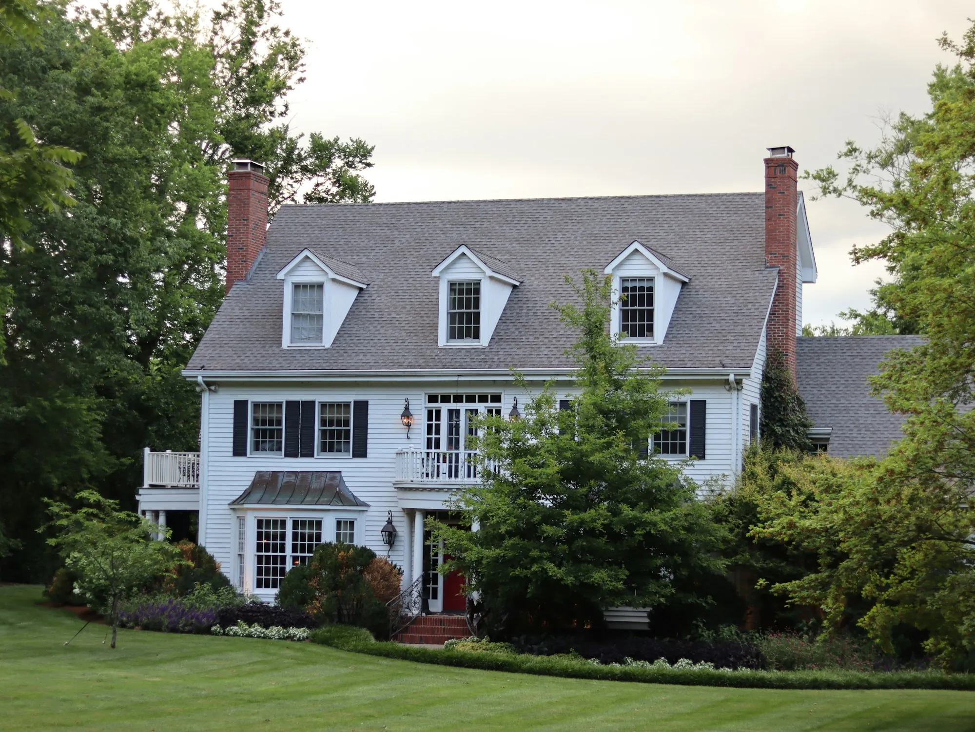 Exterior of a suburban home